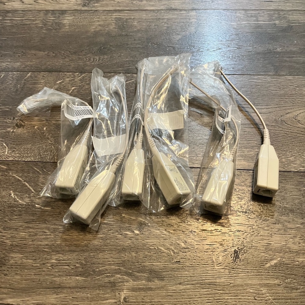 Lot of 6 DSL Single Line Phone Filters‎ NEW